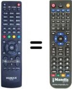 Replacement remote control Humax HD-5400 S (ver. 2)